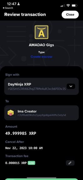 AMADAO Gig Pay – screenshot 2