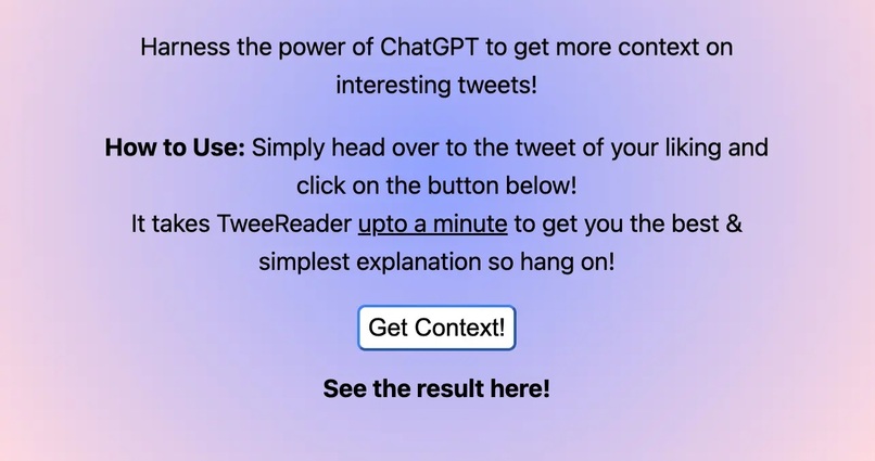 TweeReader/Tweetalyzer – screenshot 2