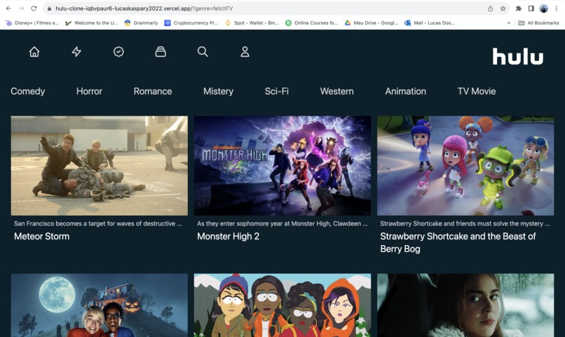 Hulu Clone – screenshot 1