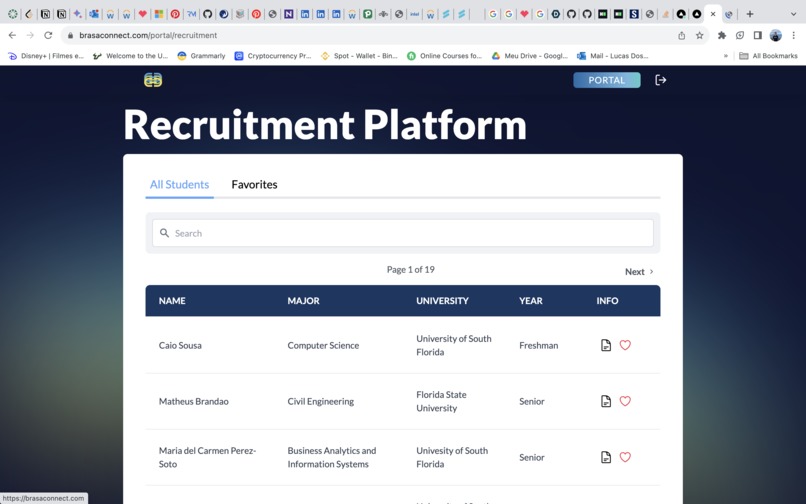 BRASA Connect Conference Web App – screenshot 3