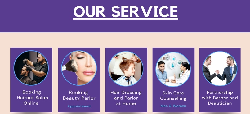 Booking For Hair Dressing and Beauty Parlour Online – screenshot 1