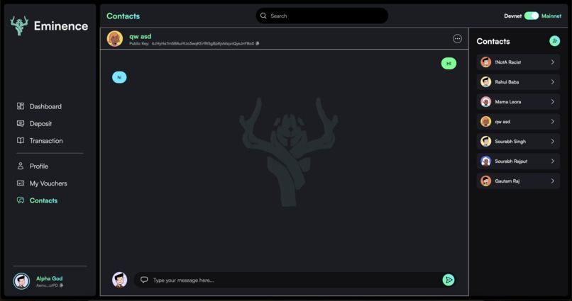 Eminence Wallet  – screenshot 3