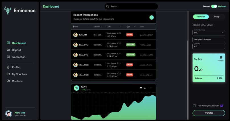 Eminence Wallet  – screenshot 6