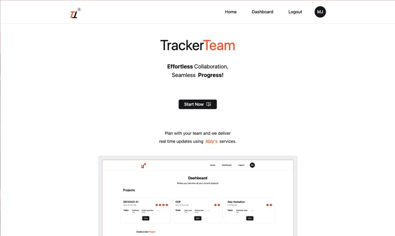 TrackerTeam – screenshot 1
