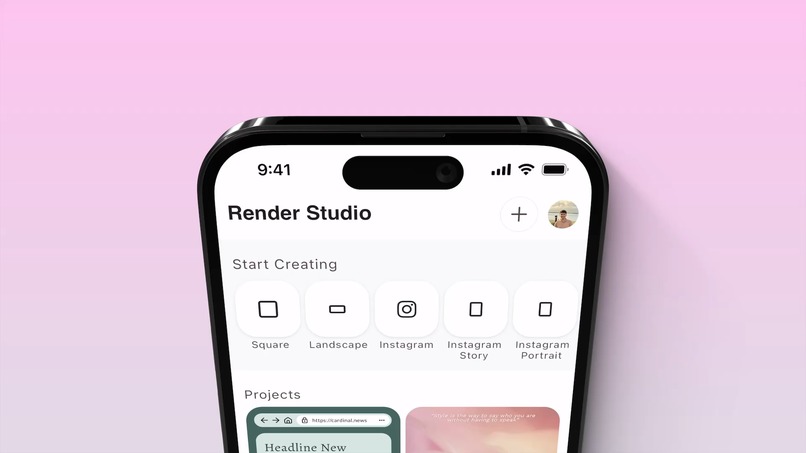 Render Studio – screenshot 1