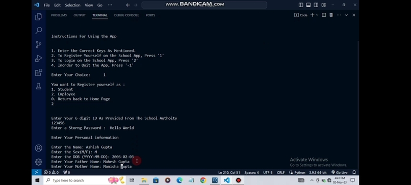 School App – screenshot 4