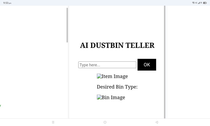 AI DUSTBIN TELLER  – screenshot 1