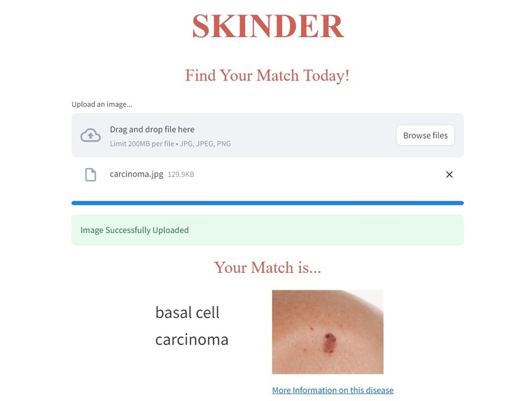 Skinder: App for Skin Disease Patients – screenshot 2