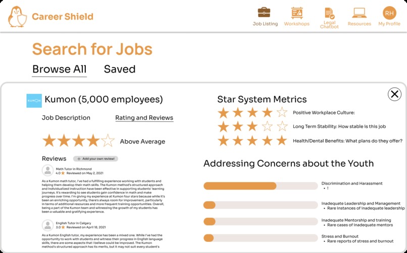 CareerShield – screenshot 2