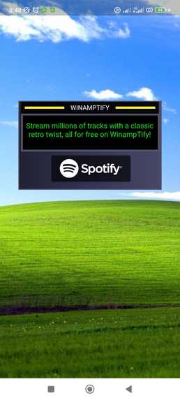 WinampTify – screenshot 1