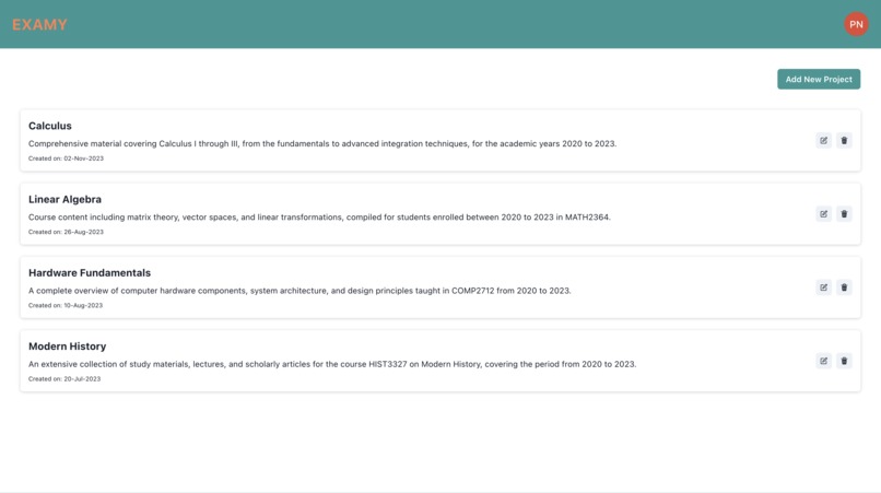 Examy – screenshot 1