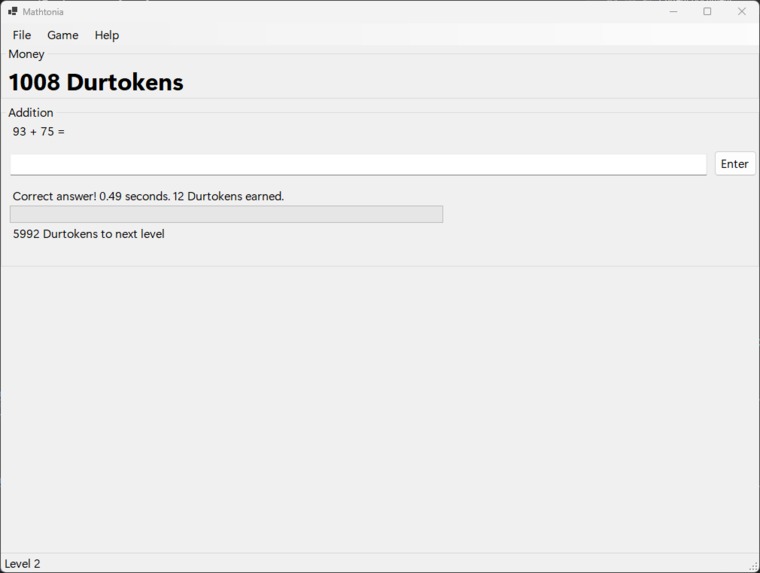 Mathtonia - the maths-driven incremental game – screenshot 1