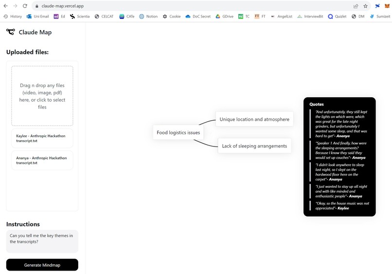 ClaudeMap:  traverse months of insights in seconds – screenshot 4