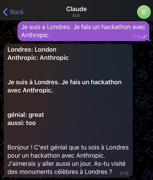 Claude Linguist – screenshot 2