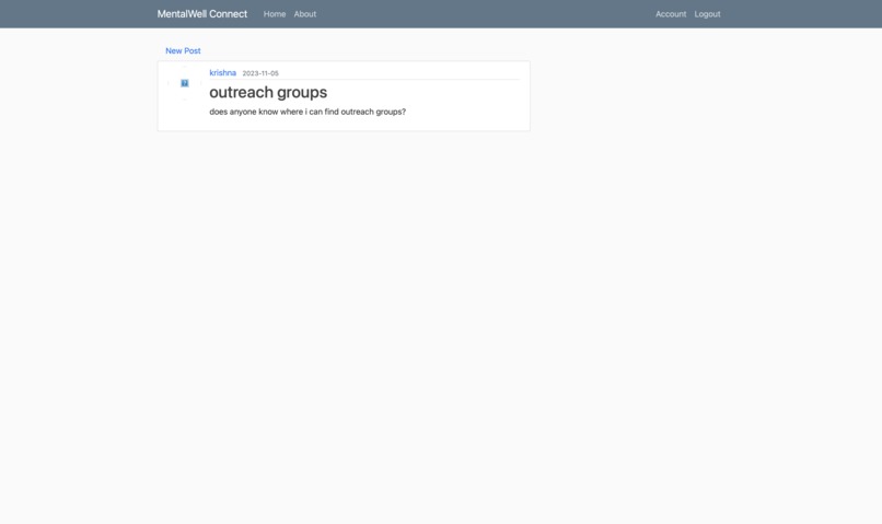 MentalWell Connect – screenshot 4