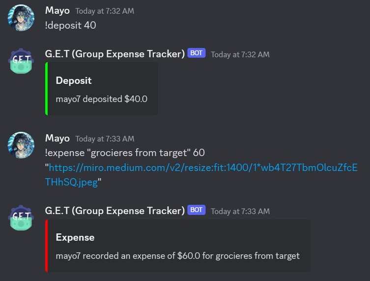 G.E.T (Group Expense Tracker) – screenshot 1