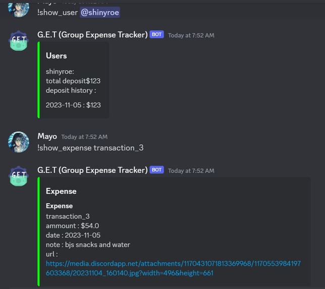 G.E.T (Group Expense Tracker) – screenshot 4