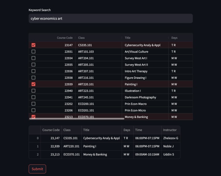 CourseWise – screenshot 4