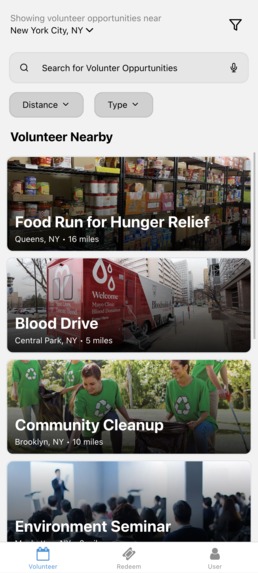 VolunTix – screenshot 1