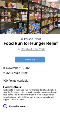 VolunTix – screenshot 2