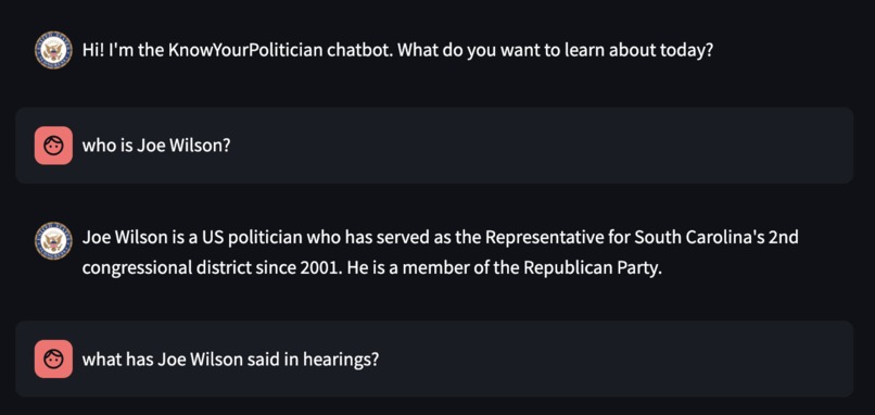 KnowYourPoliticians (KYP) – screenshot 1