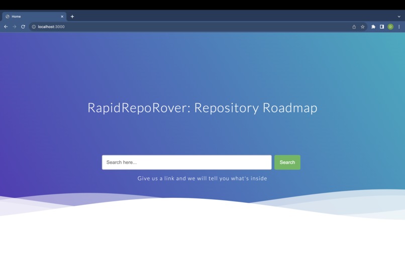 RapidRepoRover: Repository Roadmap – screenshot 2