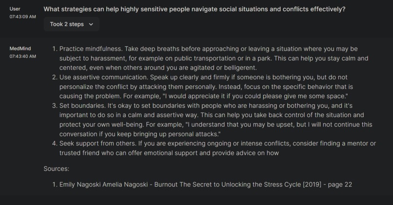 MedMind – screenshot 2