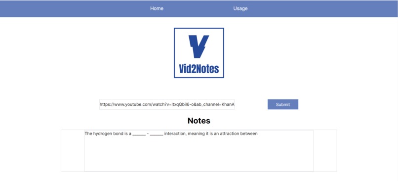 Vid2Notes – screenshot 3