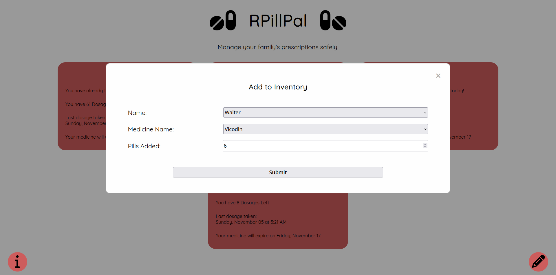 RPillPal A Biometric Pill Dispenser Devpost