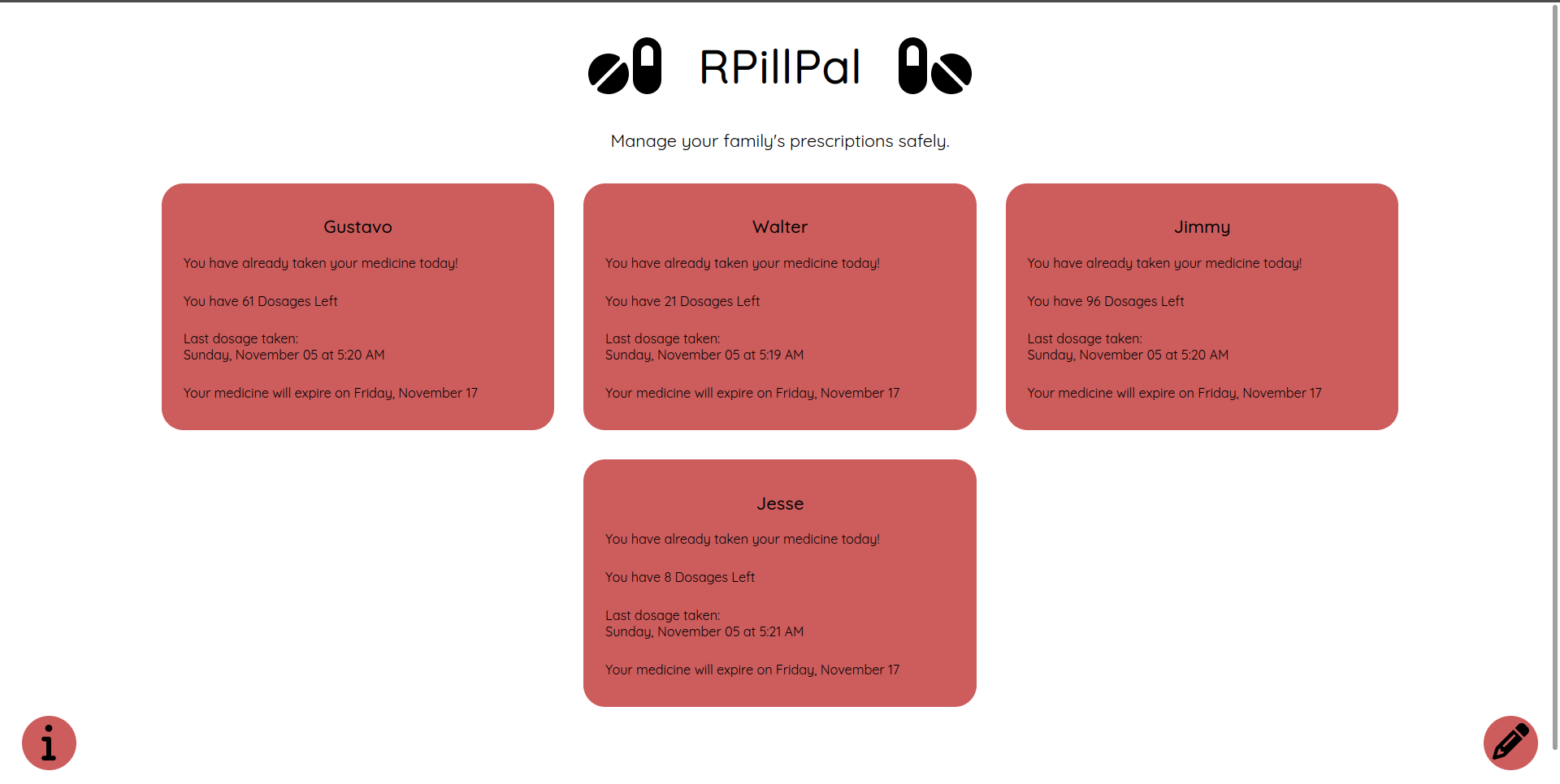 RPillPal A Biometric Pill Dispenser Devpost