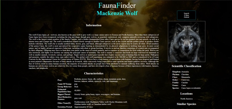 FaunaFinder: AI-Powered Animal Breed Recognition – screenshot 2