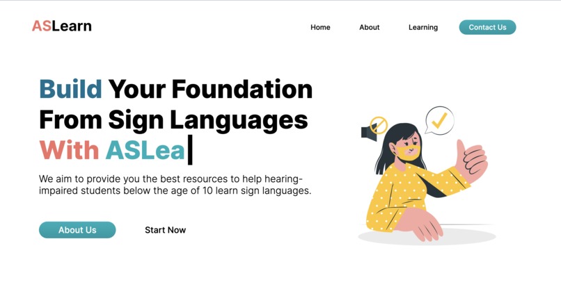 ASLearn – screenshot 1