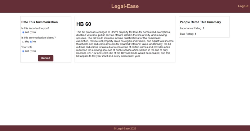 Legal-Ease – screenshot 3