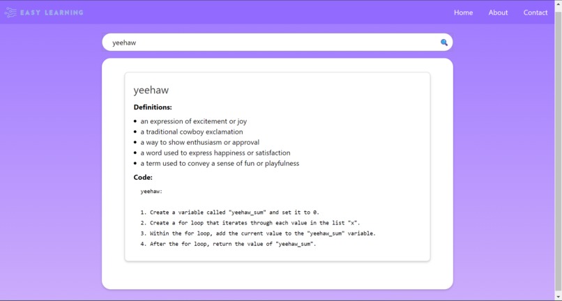 Easy Learning – screenshot 2