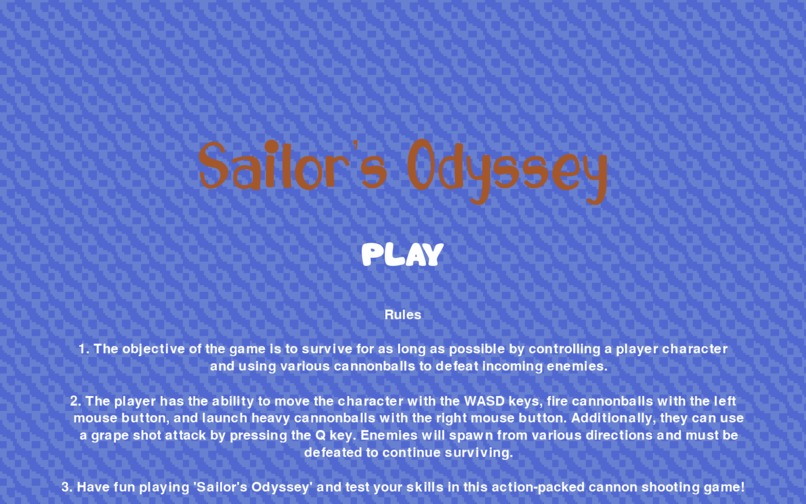 Sailor's Odyssey – screenshot 1