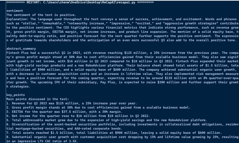 ReCapAI – screenshot 4