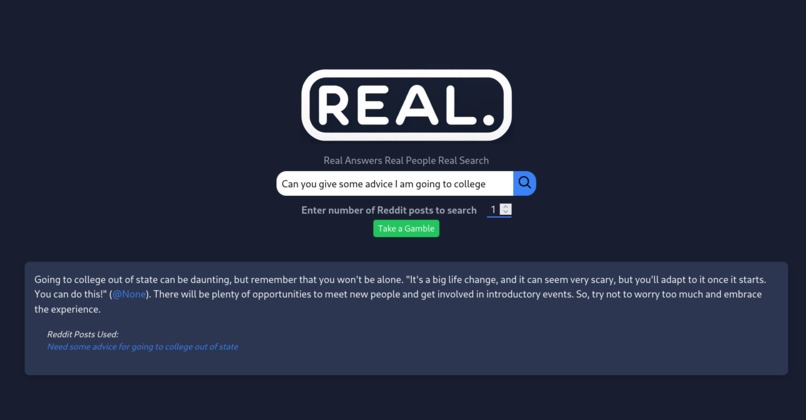 Real Search – screenshot 2