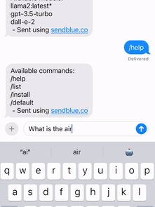 Local LLM Messenger (lollmm) – screenshot 2