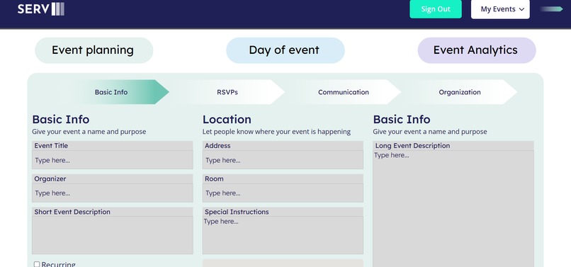 Serv Event Manager – screenshot 2