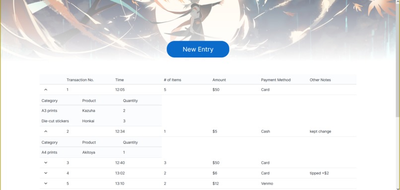 Log-ease – screenshot 2