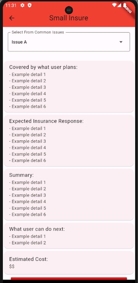 SmallInsure – screenshot 2