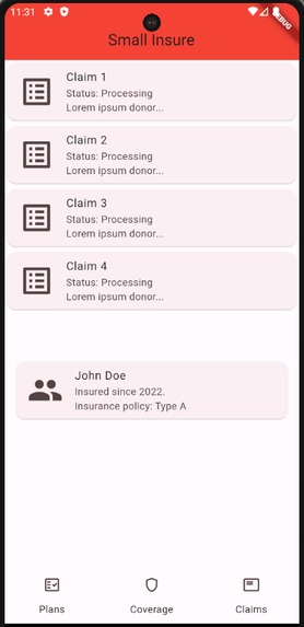 SmallInsure – screenshot 4
