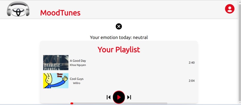 MoodTunes – screenshot 3