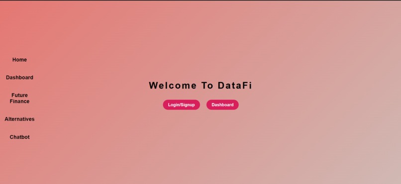 DataFi – screenshot 1