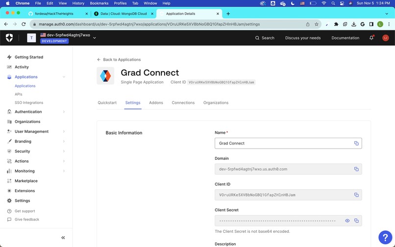 GradConnect – screenshot 2