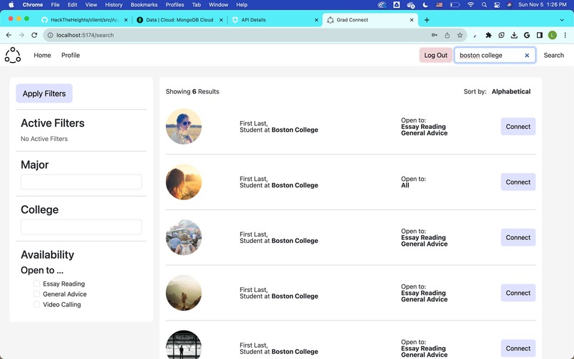 GradConnect – screenshot 5