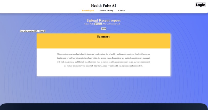 Health Pulse AI  – screenshot 1