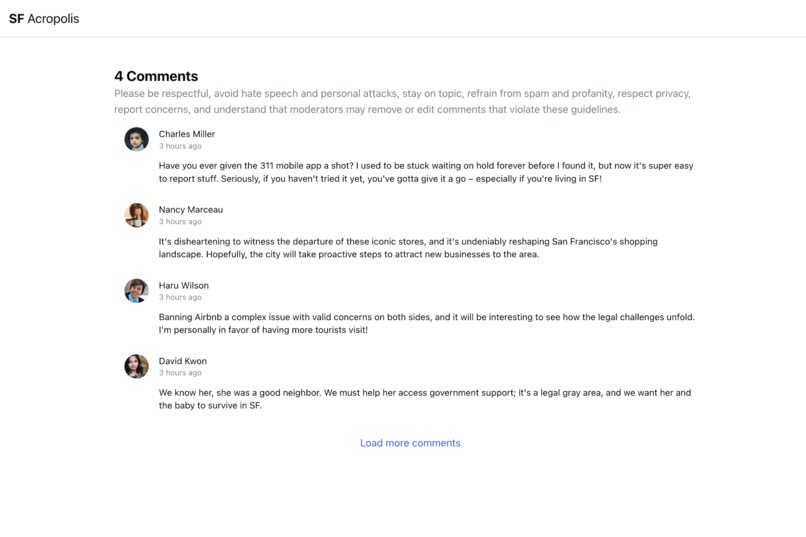 SF Acropolis - Your voice heard, Mayor to Answer – screenshot 5
