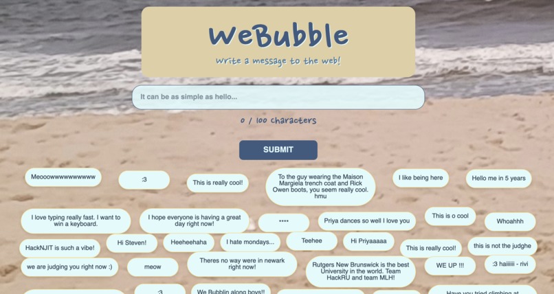 WeBubble – screenshot 1