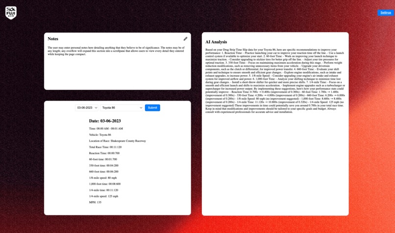 Fuji ACR – screenshot 1